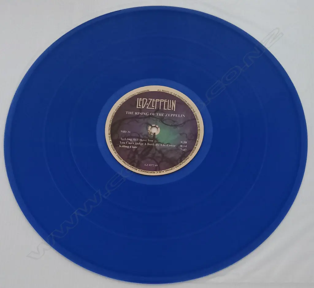 Led Zeppelin, The Rising Of The Zeppelin (Blue vinyl) Image 1++